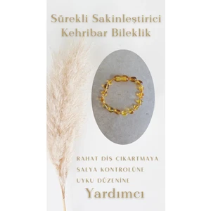 Damla Kehribar Yatıştırıcı Bebek Bileklik