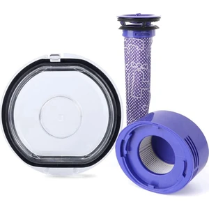 Echo Chicly Dyson V7 V8 Için Ön ve Son Filtreli Sızdırmazlık Halkalı Toz Haznesi Kapağı (Yurt Dışından)