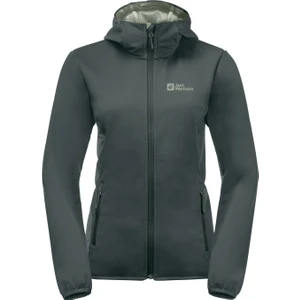 Jack Wolfskin Windhain Hoody Kadın Yeşil Softshell