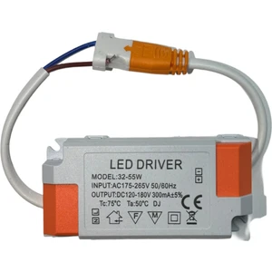 32-55W-WATT LED Panel Driver Trafo Balans-Power LED Sürücü-Spot Panel 300MAMPER