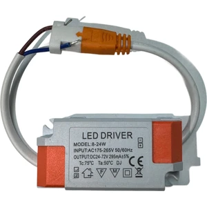 5 Adet 8-24W-WATT LED Panel Driver Trafo Balans-Power LED Sürücü-Spot Panel 295MAMPER