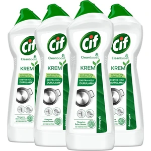 Krem Yeni Nesil Yüzey Temizleyici Amonyak 750 ml X4
