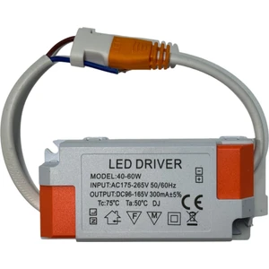 40-60W-WATT LED Panel Driver Trafo Balans-Power LED Sürücü-Spot Panel 300MAMPER