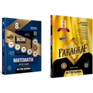 Altın Karma Yayınları (8. Sınıf)  Matematik Etkinlikli Soru Bankası  /  Paragraf Soru Bankası