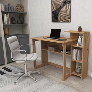 Home Enda Saye 5 Raflı Kitaplıklı Çalışma Masası Atlantik Çam