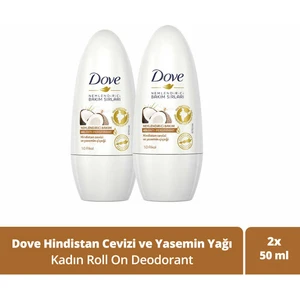 Kadın Roll On Deodorant Hindistan Cevizi ve Yasemin Çiçeği 50ML X2