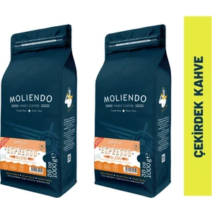 Moliendo Amalfi Espresso Blend Kahve Avantaj Paketi (Çekirdek Kahve) 2*1000 G