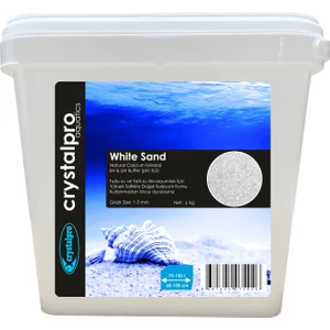 White Sand 6 kg Beyaz Akvaryum Kumu Kalsiyum Karbonat Kum Resif Mercan ve Ciklet