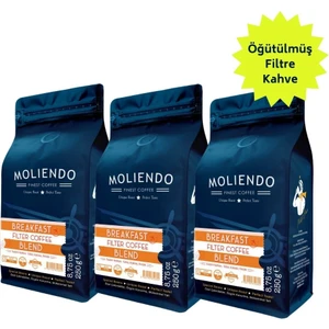 Moliendo Finest Coffee Breakfast Blend Filtre Kahve Avantaj Paketi (Öğütülmüş Filtre Kahve) 3*250 gr