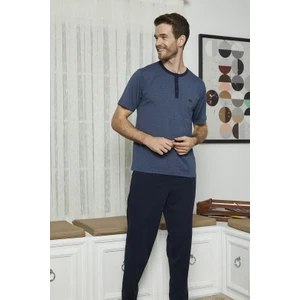 Erkek Kısa Kol  Pijama Takımı 7546