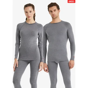Unisex Termal Tişört 2. Seviye 9259 - Gri Melanj