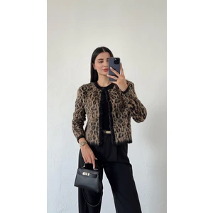Kahverengi Sakallı Leopar Hırka