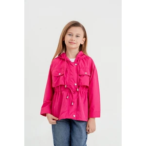 Kız Çocuk Cep Kapaklı Yağmurluk G1655