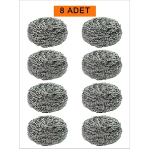8 Adet Bulaşık Teli Ovma Teli