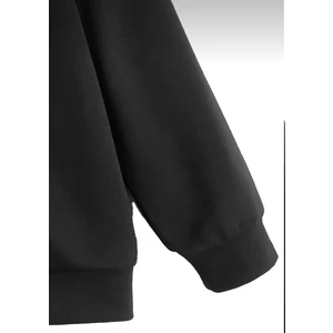Unisex Çocuk Siyah Fermuarlı Hırka