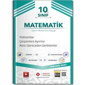 Sonuç Yayınları 10.sınıf Polinomlar Çarpanlara Ayırma, Iı. Derece