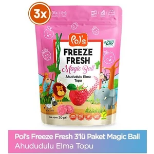 Freeze Fresh Magic Ball Ahududulu Elma 20 G x 3 Adet