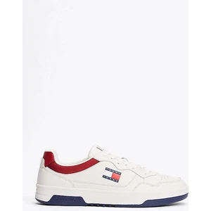 Tommy Hilfiger Erkek Ekru Brooklyn Deri Sneaker