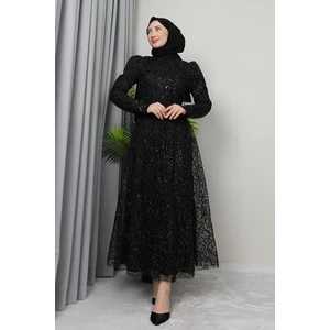Ayperi Tesettür Abiye Siyah