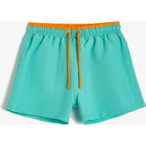 Basic Deniz Şortu Beli Bağlamalı