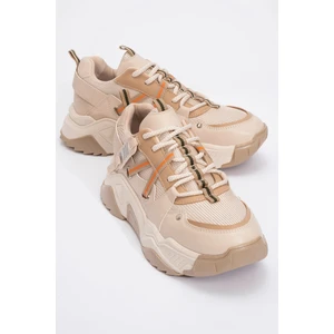 Leona Bej Kadın Spor Sneakers