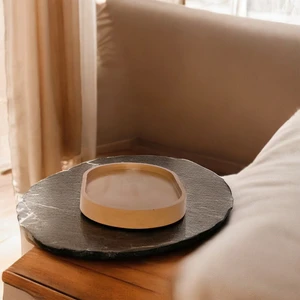 Julzen Home Design Oval Beton Tabak