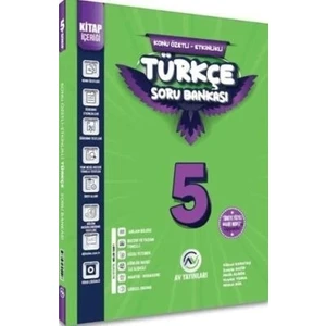 Av Yayınları 5. Sınıf Türkçe Kazanım Etkinlikli Soru Bankası