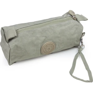 Krinkıl / Klinkır Tek Fermuarlı Bilek Askılı Cep Telefon El Çantası Cüzdan Kalemlik Bej 1115H