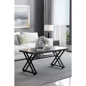 Tekerlekli  Orta Sehpa Yemek Masası Balkon Masası Mutfak Masası 60 x 100 Metal Ayaklı (bendir)