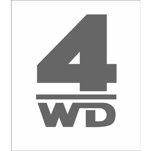 Sticker Usta 4WD 4x4 Offroad Sticker Araba Oto Karavan Etiket 02173