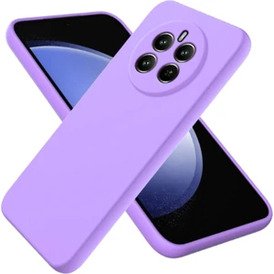 Realme 12 Pro Uyumlu Silikon Kılıf - Kamera Korumalı Esnek Pastel Renk Kapak - Lila