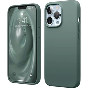 Apple iPhone 13 Pro Max Uyumlu Silikon Kılıf - Pastel Renk Esnek Tam Koruma Kapak - Yeşil