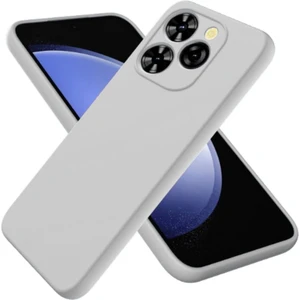 General Mobile GM Era 30 Uyumlu Silikon Kılıf - Kamera Korumalı Esnek Kapak - Gri