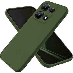 Infinix Note 30 Uyumlu Silikon Kılıf - Kamera Korumalı Esnek Pastel Renk Kapak - Yeşil