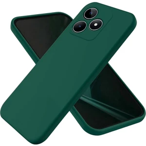 Realme Note 50 Uyumlu Silikon Kılıf - Kamera Korumalı Esnek Pastel Renk Kapak - Yeşil