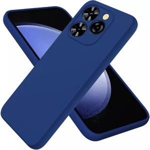 Infinix Hot 40 Pro Uyumlu Silikon Kılıf - Kamera Korumalı Esnek Pastel Renk Kapak - Lacivert