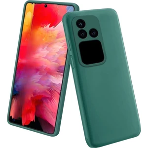 Vivo V30 Uyumlu Silikon Kılıf - Kamera Korumalı Esnek Pastel Renk Kapak - Yeşil