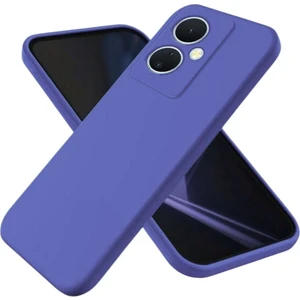 Vivo V29 Lite Uyumlu Silikon Kılıf - Kamera Korumalı Esnek Pastel Renk Kapak - Lacivert
