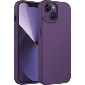 Apple iPhone 13 Uyumlu Silikon Kılıf - Pastel Renk Tonu Esnek Tam Koruma Kapak - Mor