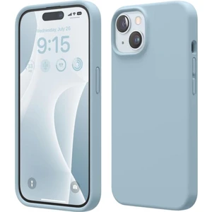 Apple iPhone 14 Uyumlu Silikon Kılıf - Pastel Renk Tonu Esnek Tam Koruma Kapak - Mavi