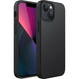 Apple iPhone 13 Uyumlu Silikon Kılıf - Pastel Renk Tonu Esnek Tam Koruma Kapak - Siyah