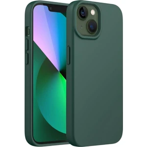 Apple iPhone 13 Uyumlu Silikon Kılıf - Pastel Renk Tonu Esnek Tam Koruma Kapak - Yeşil