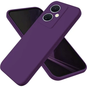 Vivo V29 Lite Uyumlu Silikon Kılıf - Kamera Korumalı Esnek Pastel Renk Kapak - Mor