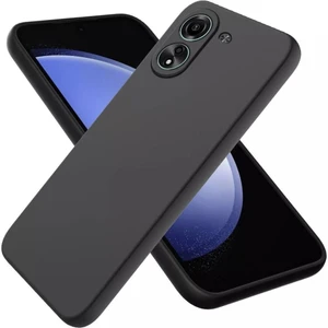 Redmi 13C Uyumlu Silikon Kılıf - Kamera Korumalı Esnek Pastel Renk Kapak - Siyah
