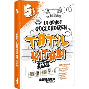 Ankara Yayıncılık 5.Sınıf 14 Günde Güçlendiren Tatil Kitabı