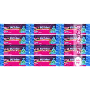 Çöp Poşeti Orta Boy 55x60 cm 12'li Paket Çöp Torbası