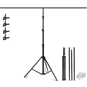 200*200CM T Stand Bar Fon Perde Pvc Tutucu Background Backdrop Çekim Standı T-Shape