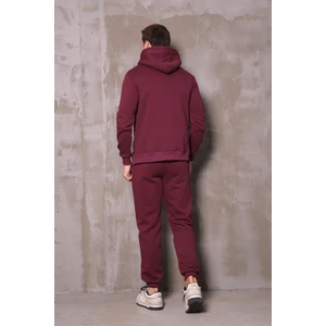 %100 Pamuk Kapüşonlu Sweatshirt ve Jogger Eşofman Takımı