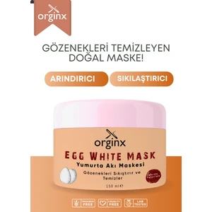 Yumurta Akı Maskesi Siyah Nokta ve Gözenek Temizleyici Maske 150ML