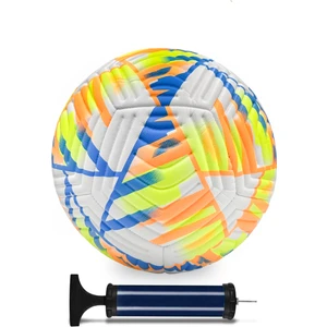 Futbol Topu Pompa Hediyeli Sert Zemin Halı Saha Çim Saha Futbol Topu No:5